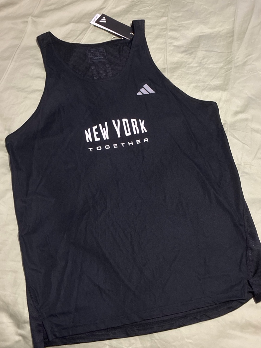 Brand New adidas Black 'New York Together' Muscle Tank